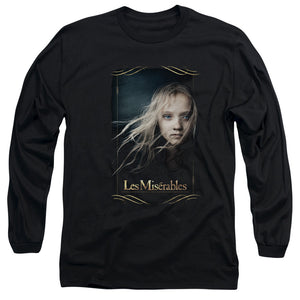 Les Miserables Cosette Mens Long Sleeve Shirt Black