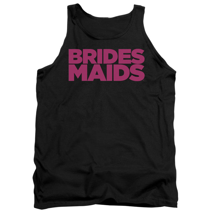 Bridesmaids Logo Mens Tank Top Shirt Black