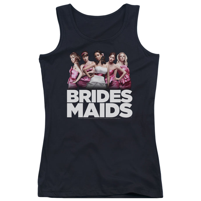 Bridesmaids Maids Womens Tank Top Shirt Black