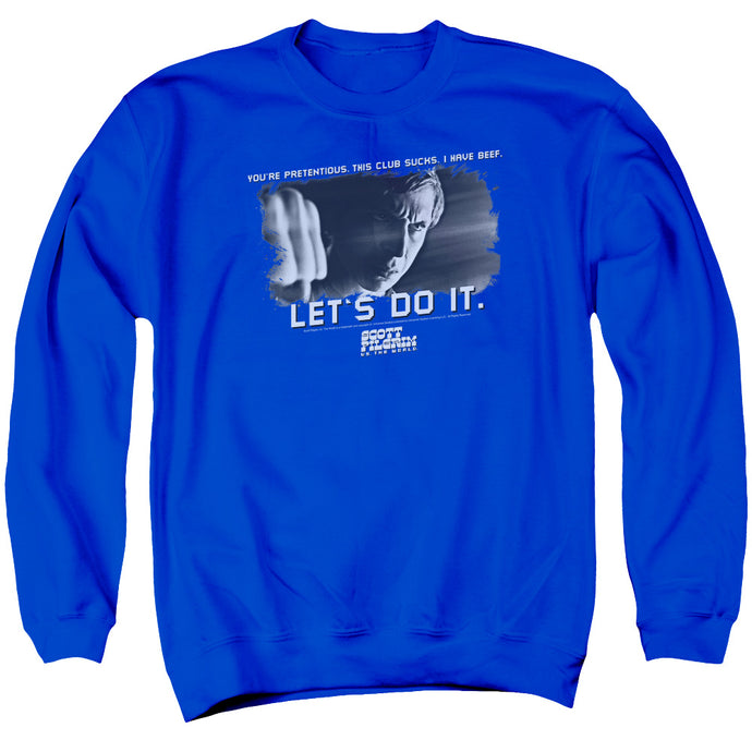 Scott Pilgrim Vs The World Beef Mens Crewneck Sweatshirt Royal Blue