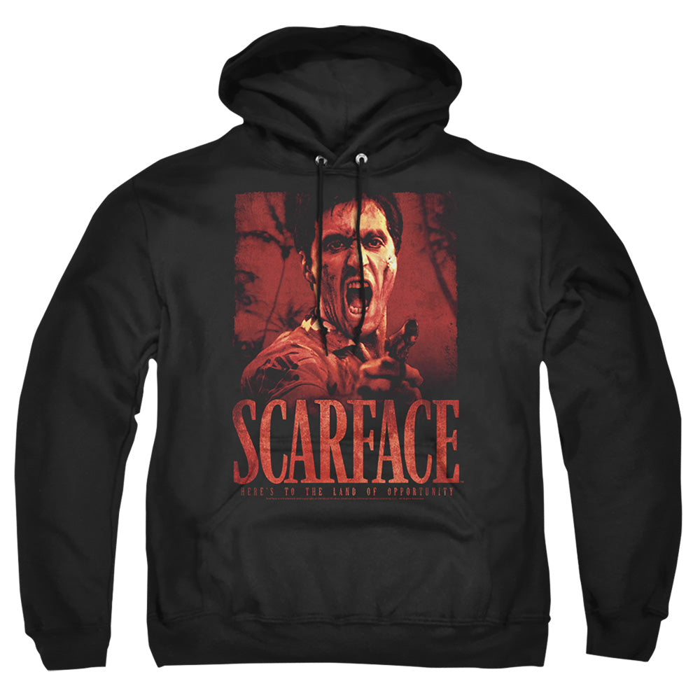 Scarface Opportunity Mens Hoodie Black Officially Licensed
