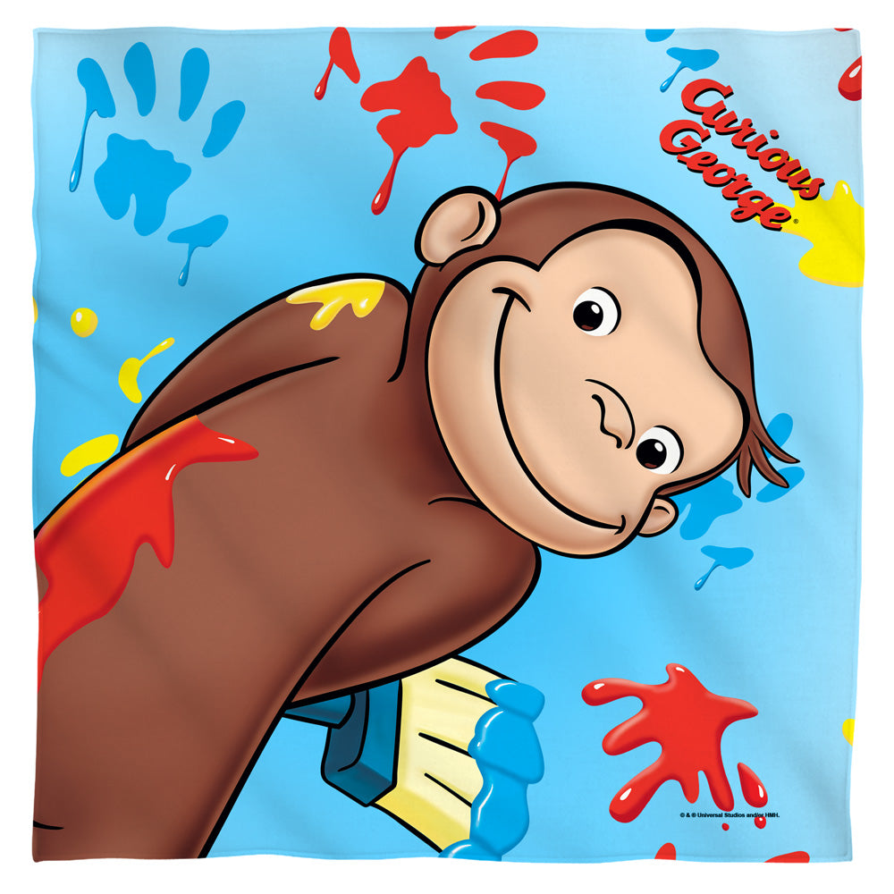 Curious George Paint Bandana Officially Licensed