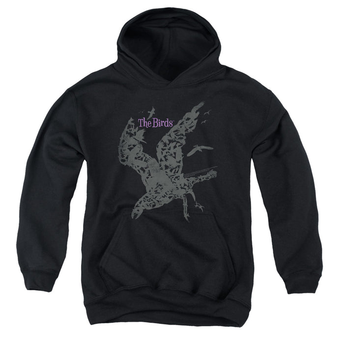 The Birds Poster Kids Youth Hoodie Black