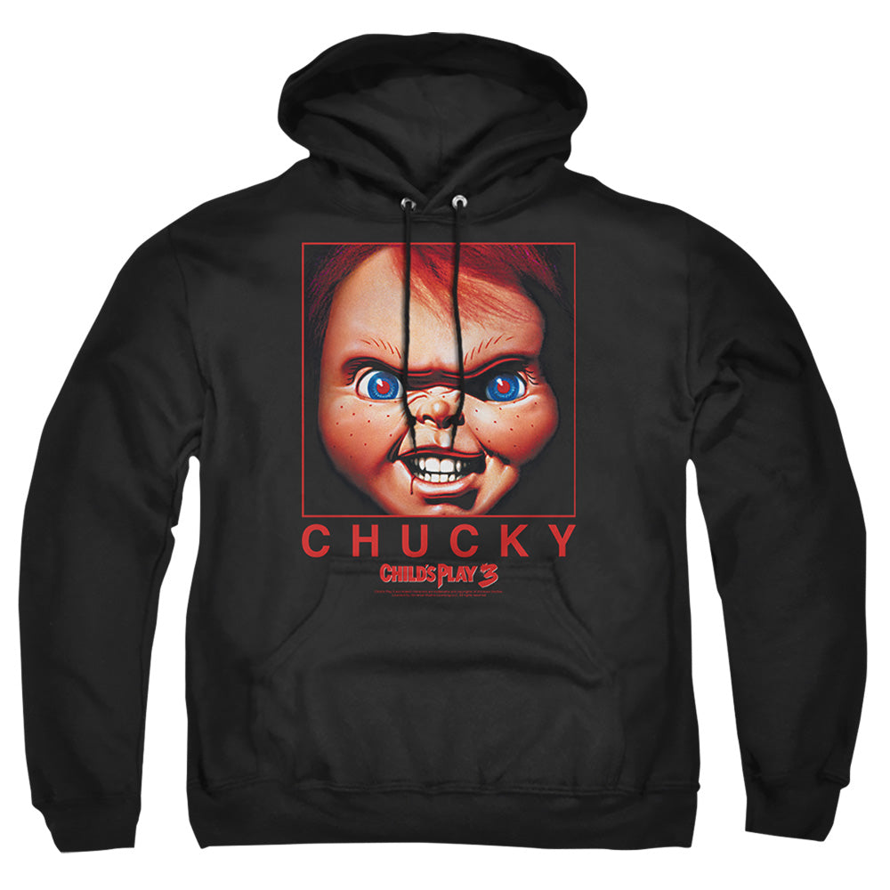 Childs Play 3 Chucky Squared Mens Hoodie Black Black Officially Licensed