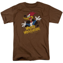 Load image into Gallery viewer, Woody Woodpecker Through The Tree Mens T Shirt Coffee