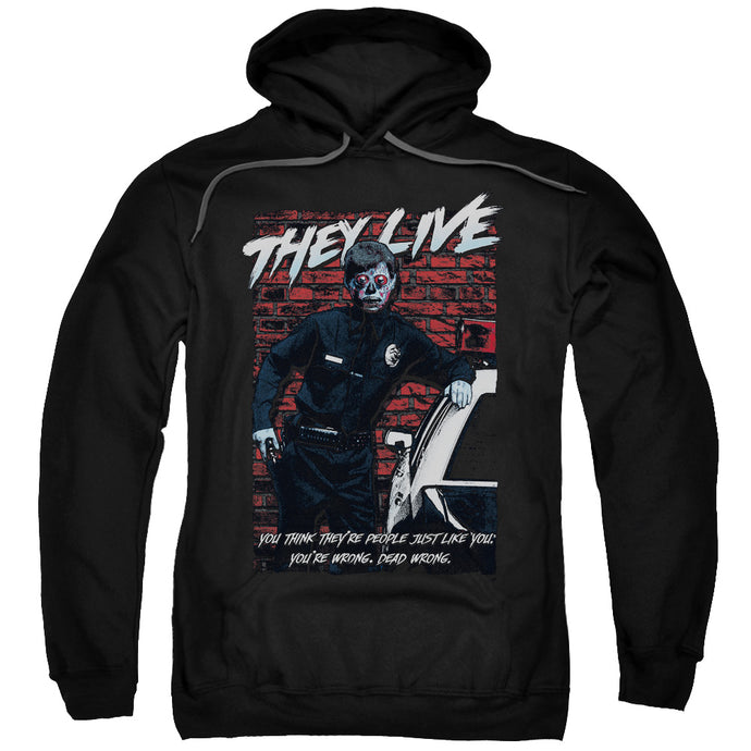 They Live Dead Wrong Mens Hoodie Black