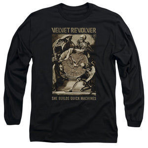 Velvet Revolver Quick Machines Mens Long Sleeve Shirt Black