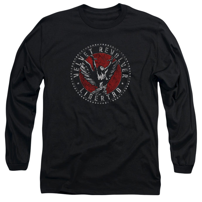 Velvet Revolver Circle Logo Mens Long Sleeve Shirt Black