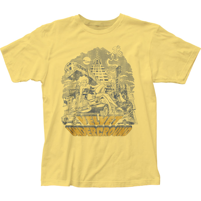 Velvet Underground NYC Mens T Shirt Yellow