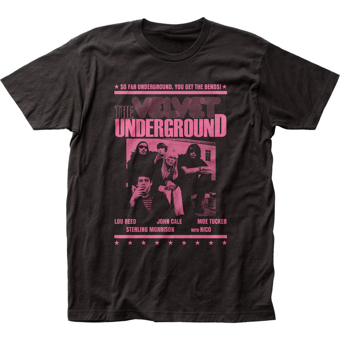 Velvet Underground So Far Underground Mens T Shirt Vintage Black