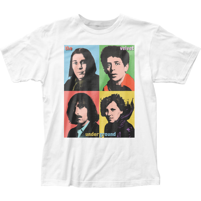 Velvet Underground Pop Art 2 Mens T Shirt White