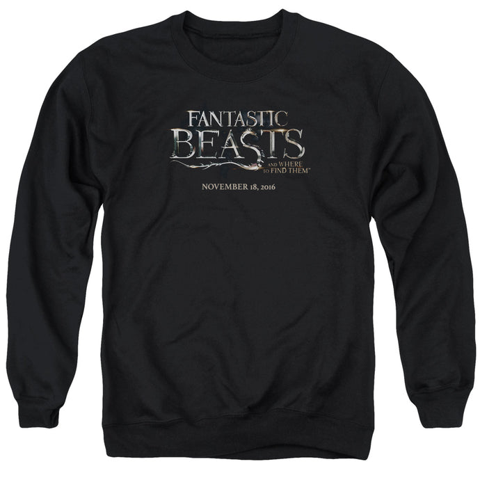 Fantastic Beasts Logo 2 Mens Crewneck Sweatshirt Black