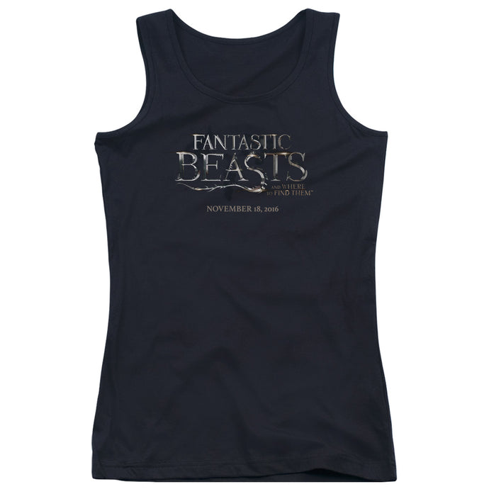 Fantastic Beasts Logo 2 Womens Tank Top Shirt Black