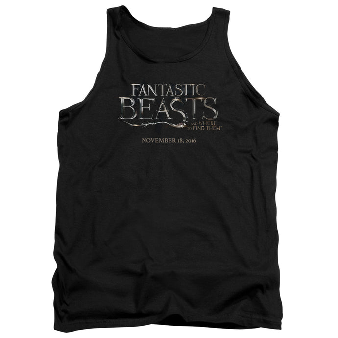 Fantastic Beasts Logo 2 Mens Tank Top Shirt Black