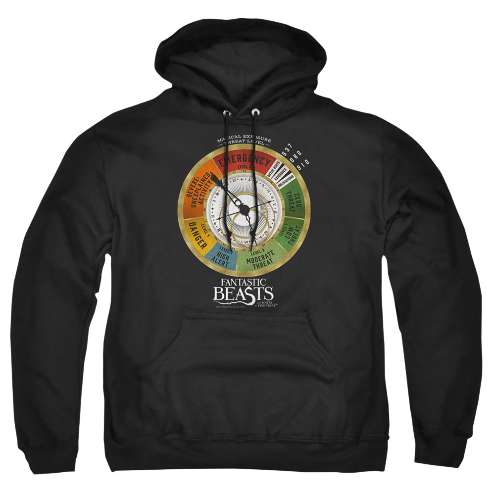Fantastic Beasts Threat Gauge Mens Hoodie Black Officially Licensed