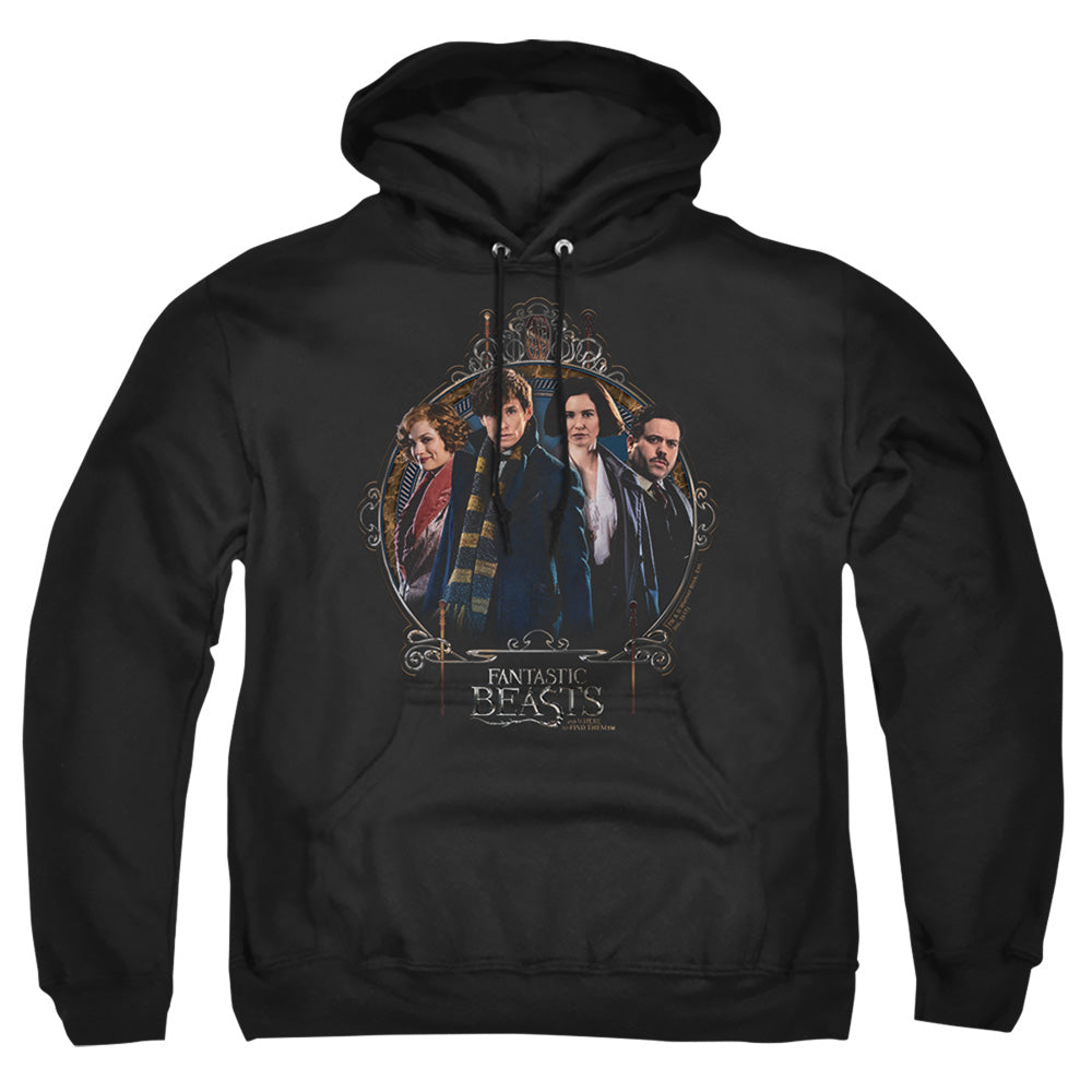 Fantastic Beasts Group Portrait Mens Hoodie Black Officially Licensed