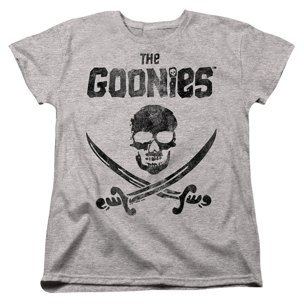The Goonies Flag 2 Womens T Shirt Athletic Heather Officially Licensed