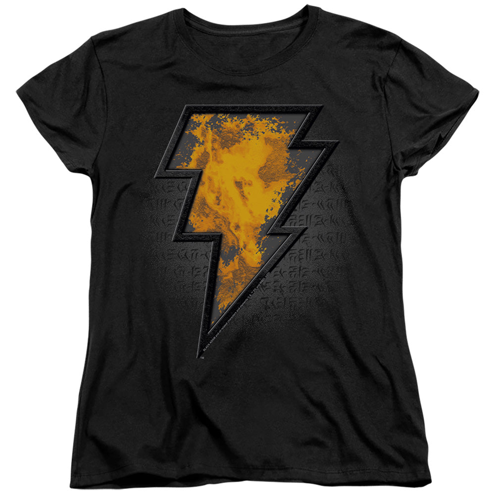 Black Adam Black Adam Beveled Emblem Womens T Shirt Black Officially Licensed
