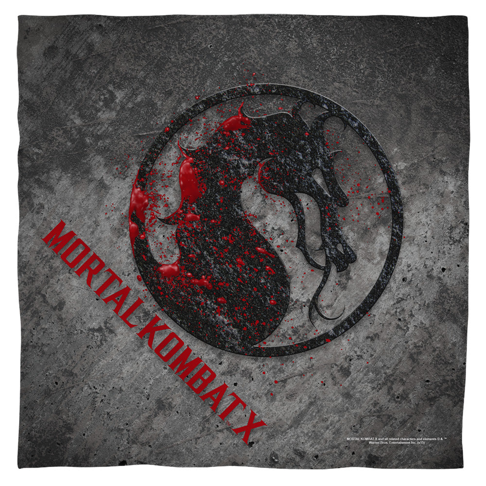 Stone Logo Mortal Kombat Bandana Officially Licensed