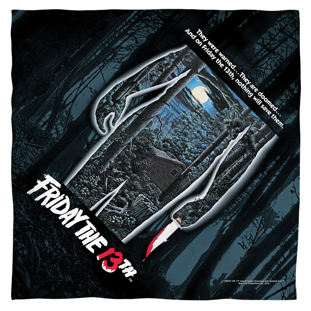 Poster Nightmare on Elm Street Friday the 13th Bandana Officially Licensed