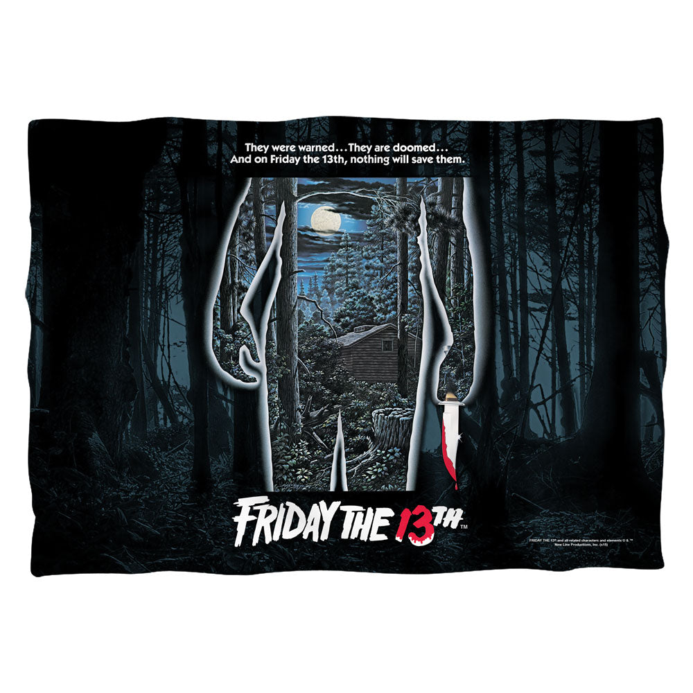 Jason Voorhees Friday The 13th Poster Pillow Case Officially Licensed