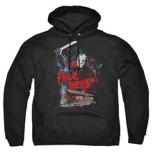 Load image into Gallery viewer, Friday The 13Th Cabin Mens Hoodie Black