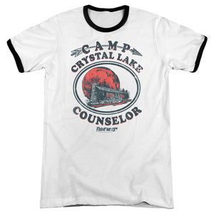 Friday The 13th Camp Counselor Heather Ringer Mens T Shirt White