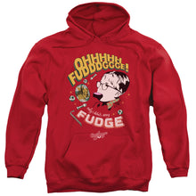 Load image into Gallery viewer, A Christmas Story Fudge Mens Hoodie Red