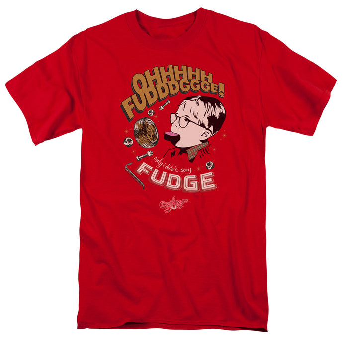 A Christmas Story Fudge Mens T Shirt Red
