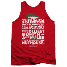 Load image into Gallery viewer, Christmas Vacation Jolliest Bunch Mens Tank Top Shirt Red