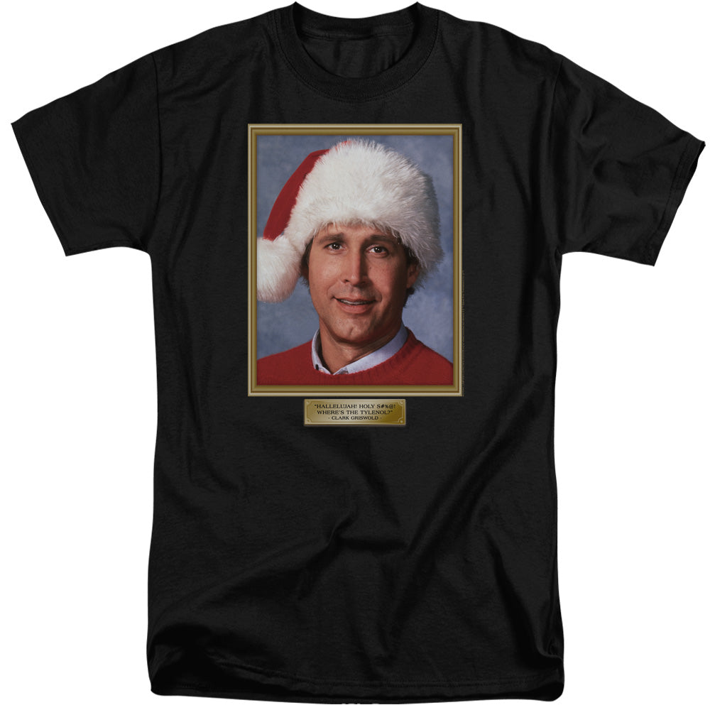 Christmas Vacation Hallelujah Mens Tall T Shirt Black