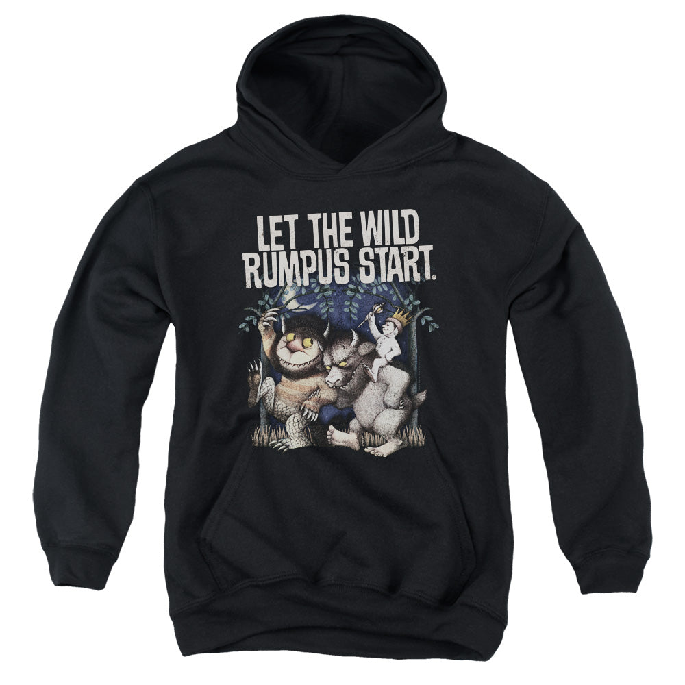 Where The Wild Things Are Wild Rumpus Kids Youth Hoodie Black