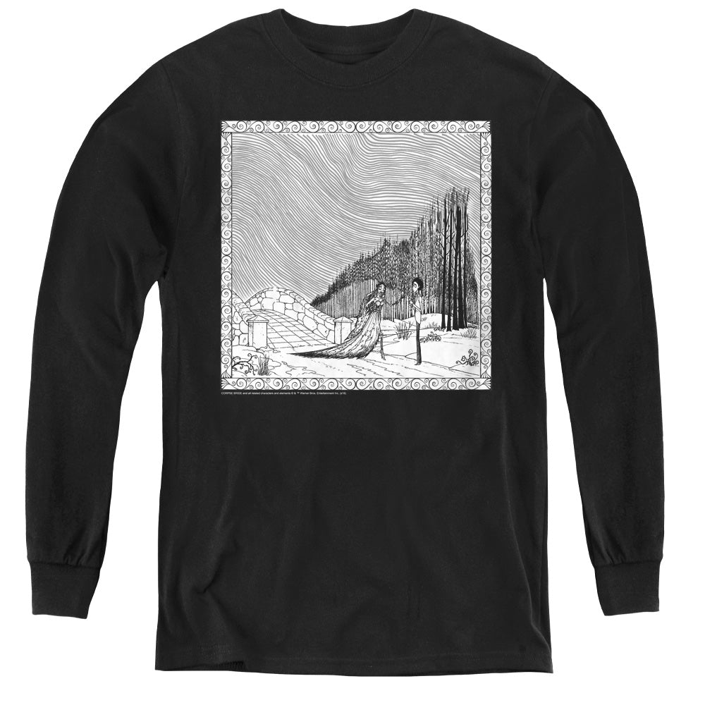 Corpse Bride My Darling Long Sleeve Kids Youth T Shirt Black