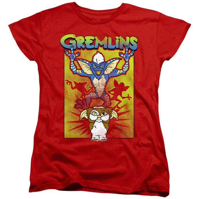 Gremlins Be Afraid Womens T Shirt Red