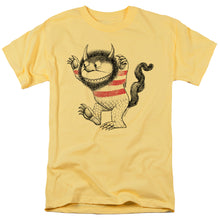 Load image into Gallery viewer, Where The Wild Things Are Line Art Mens T Shirt Banana
