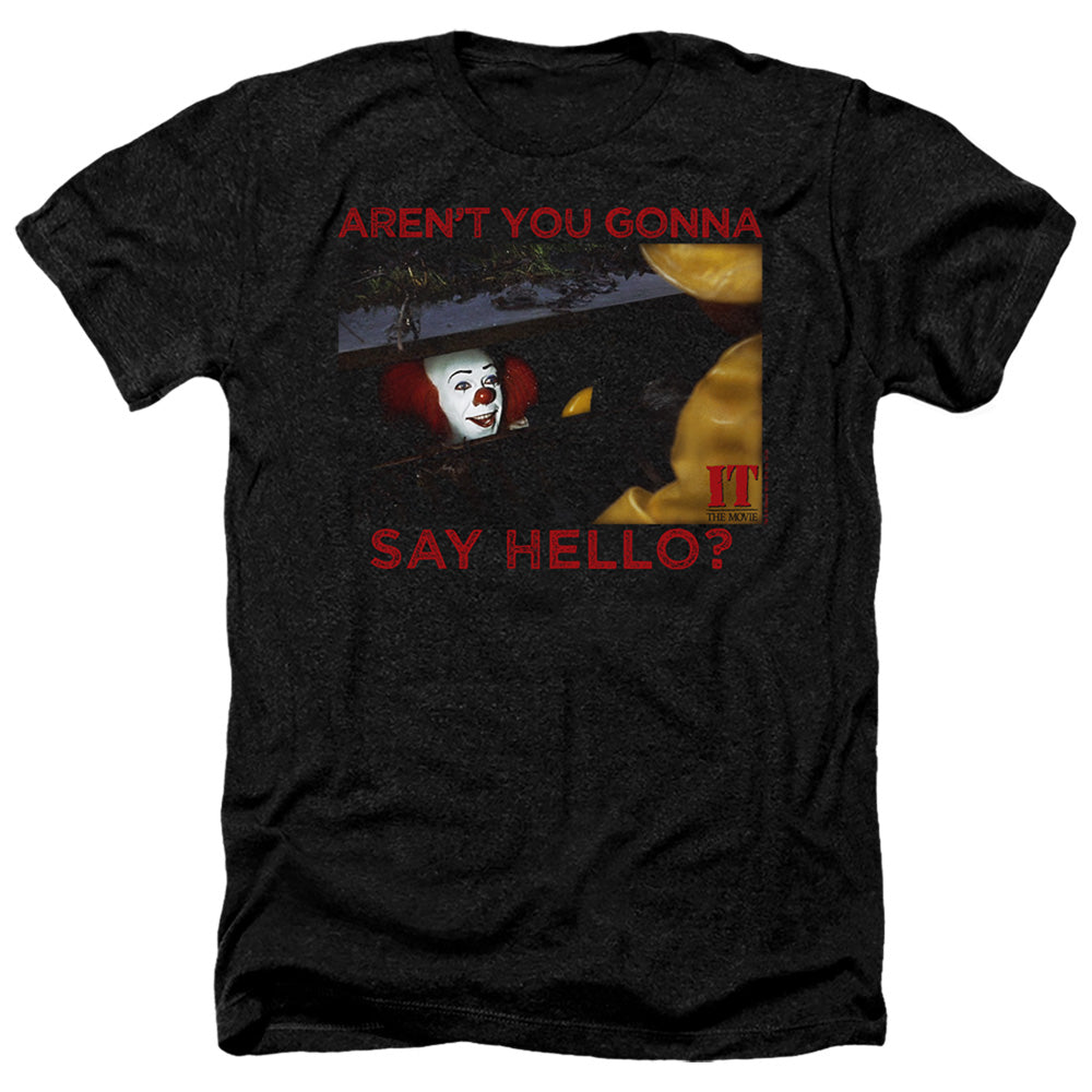 IT 1990 Hello Heather Mens T Shirt Black