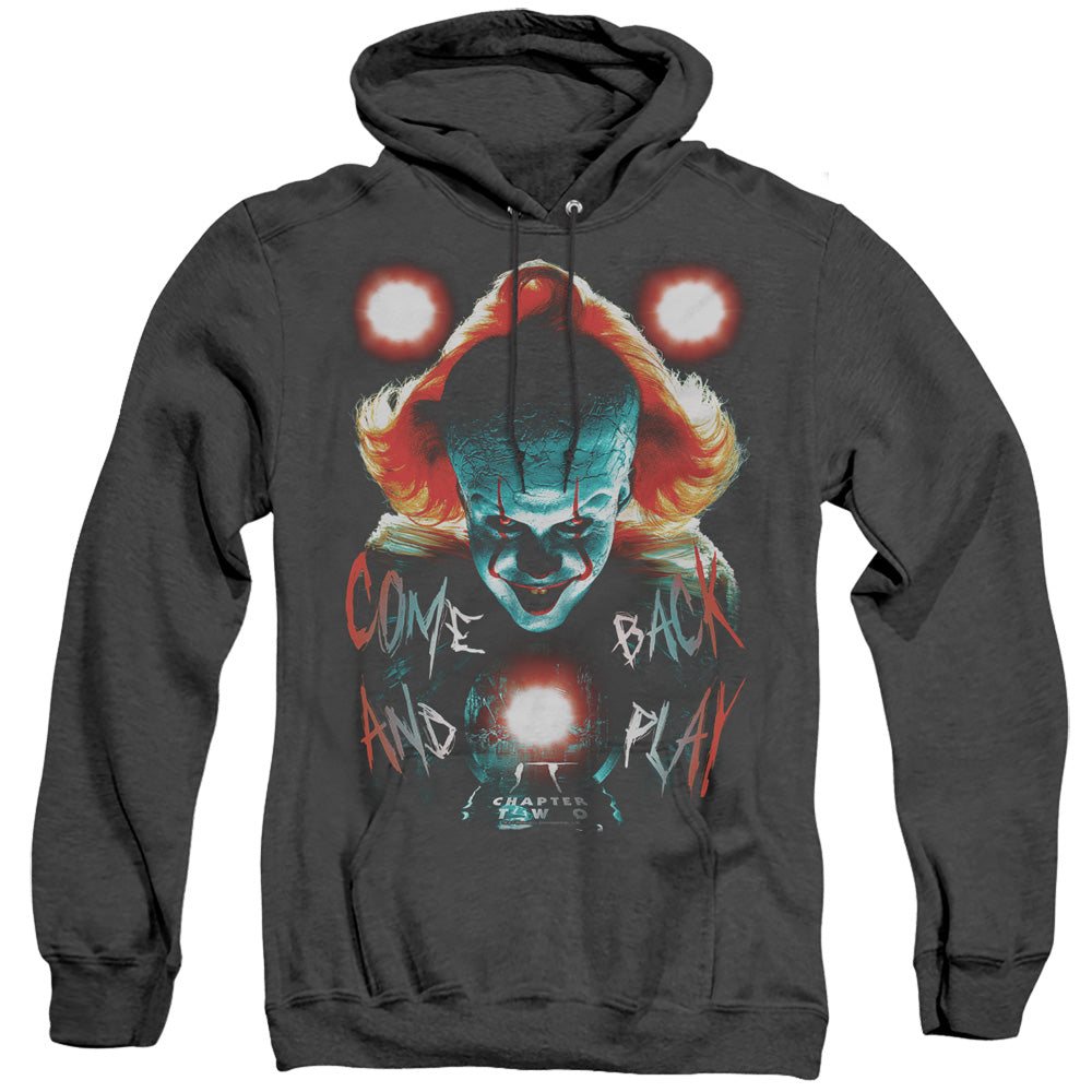 It 2017 Dead Lights Mens Heather Hoodie Black Officially Licensed