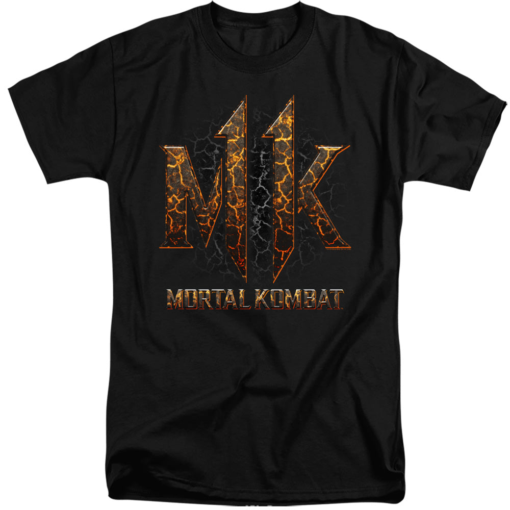 Mortal Kombat 11 Mk11 Lava Mens Tall T Shirt Black Officially Licensed