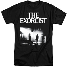 Load image into Gallery viewer, The Exorcist Poster Mens Tall T Shirt Black