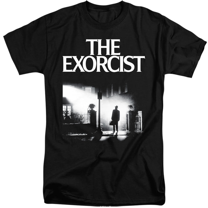 The Exorcist Poster Mens Tall T Shirt Black