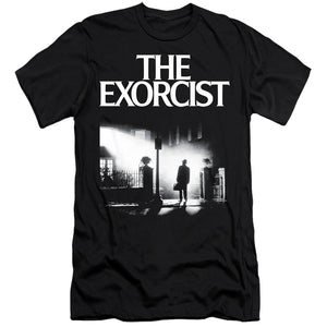 The Exorcist Poster Premium Bella Canvas Slim Fit Mens T Shirt Black