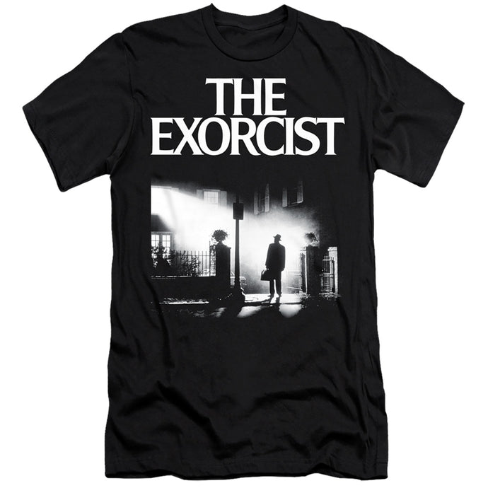 The Exorcist Poster Slim Fit Mens T Shirt Black