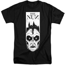 Load image into Gallery viewer, The Nun Gaze Mens Tall T Shirt Black