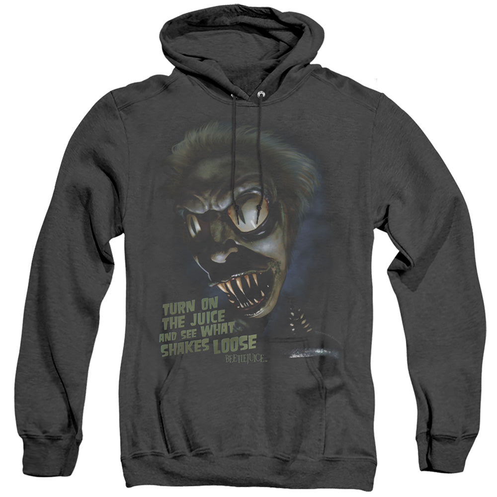 Beetlejuice Chucks Daughter Mens Heather Hoodie Black Officially Licensed