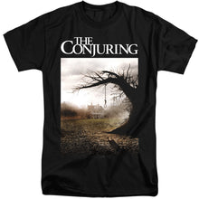 Load image into Gallery viewer, The Conjuring Poster Mens Tall T Shirt Black