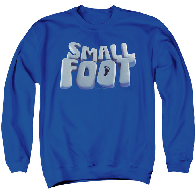 Smallfoot Smallfoot Logo Mens Crewneck Sweatshirt Royal Blue