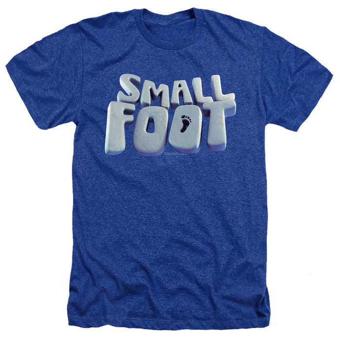 Smallfoot Smallfoot Logo Heather Mens T Shirt Royal Blue