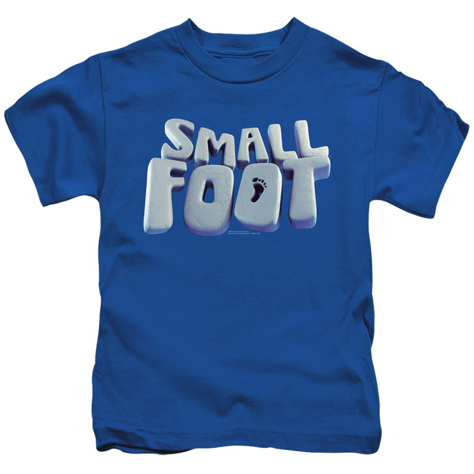 Smallfoot Smallfoot Logo Juvenile Kids Youth T Shirt Royal Blue
