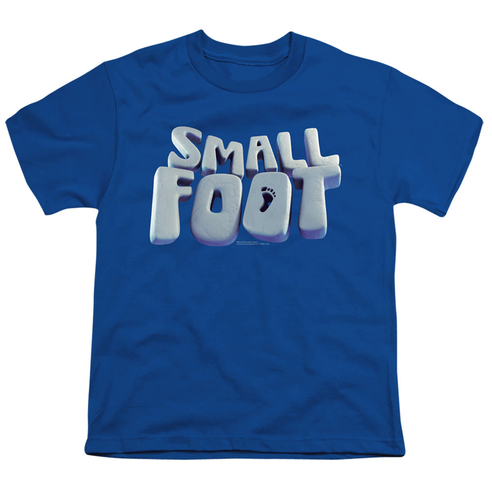 Smallfoot Smallfoot Logo Kids Youth T Shirt Royal Blue