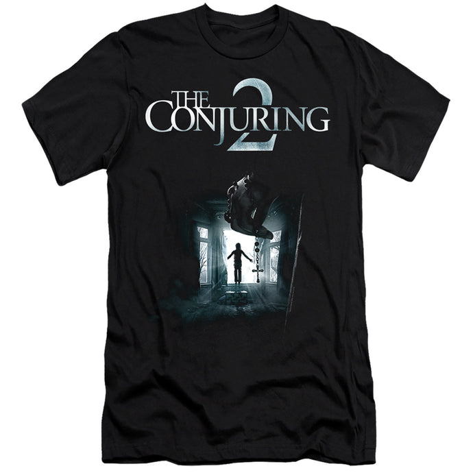 The Conjuring 2 Poster Premium Bella Canvas Slim Fit Mens T Shirt Black